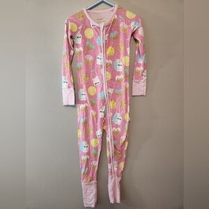 Little Sleepies Pink Milk and Cookie Bamboo Zippy 18-24